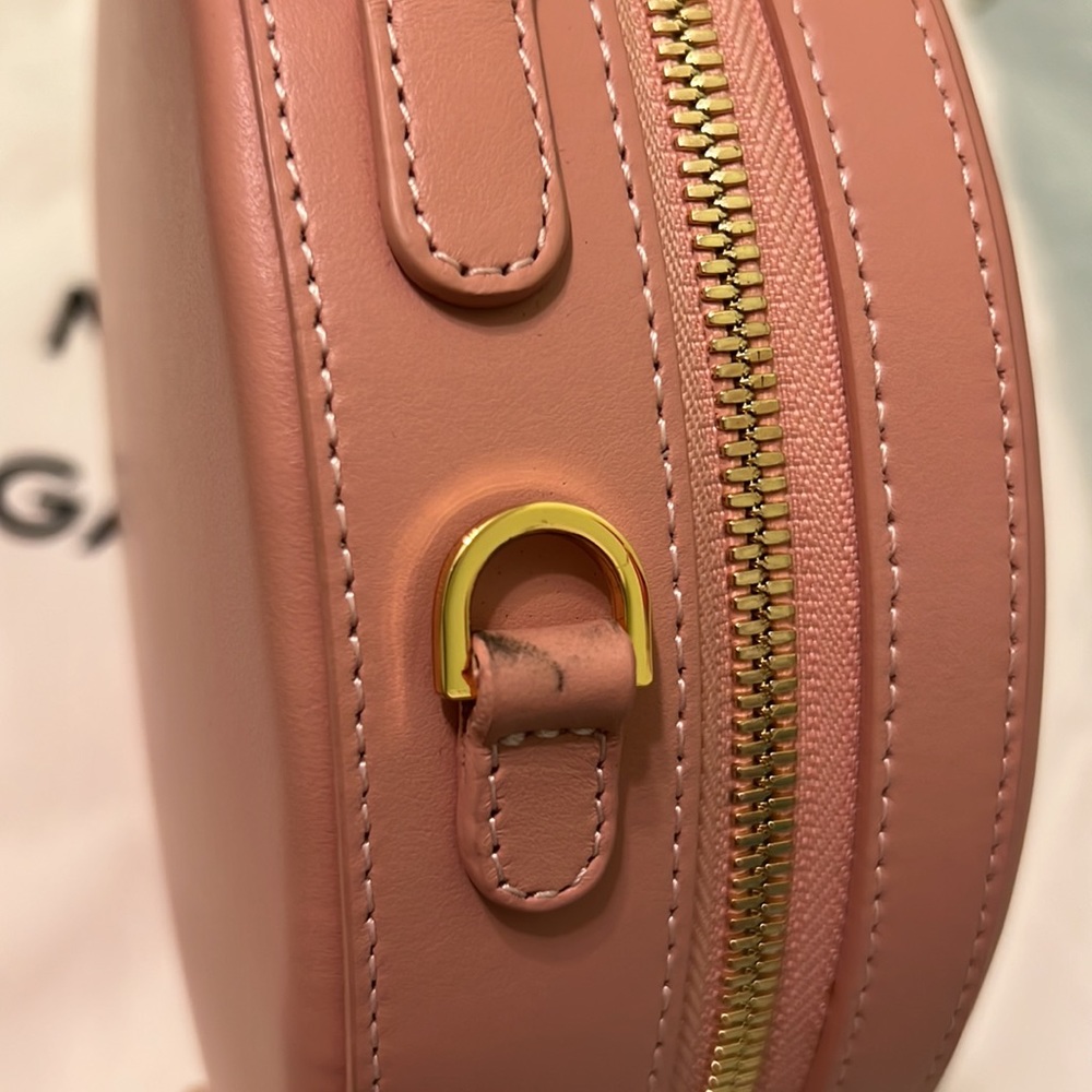 Mansur Gavriel Circle Crossbody Bag in Coral - Picture 12 of 12